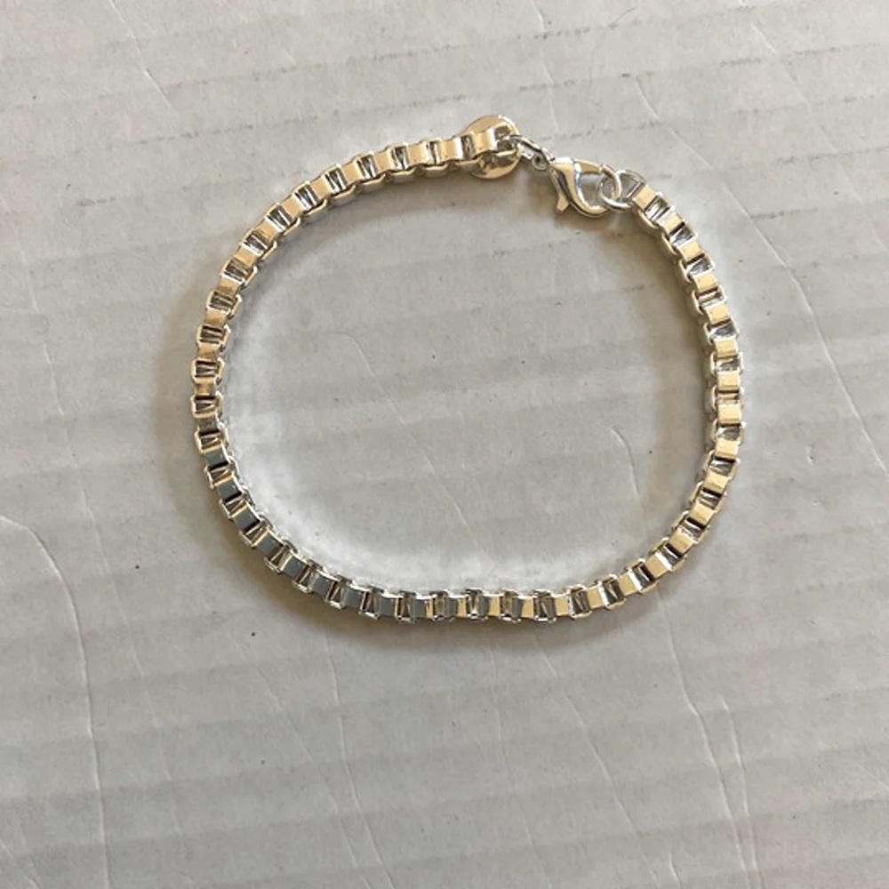 925 Sterling Silver Chain Link Bracelet